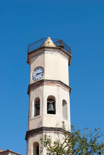 Bell tower Church Sapri village, Italy