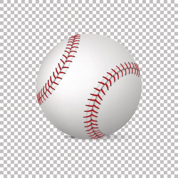 реалистичный вектор бейсбол изолированы, дизайн шаблон в eps10 - baseball baseball player baseballs catching stock illustrations