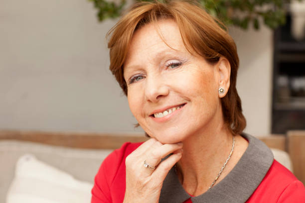 istock Happy mature woman 658291436