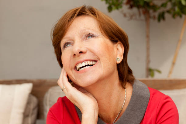 istock Happy mature woman 658291592