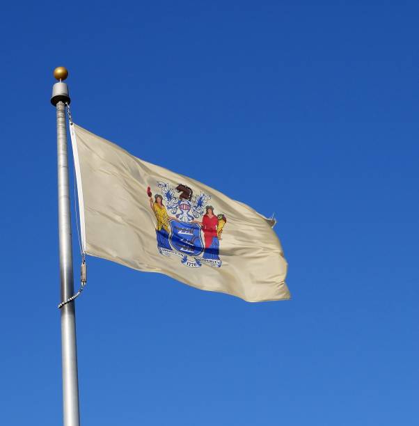 istock New Jersey State flag waving 658298298