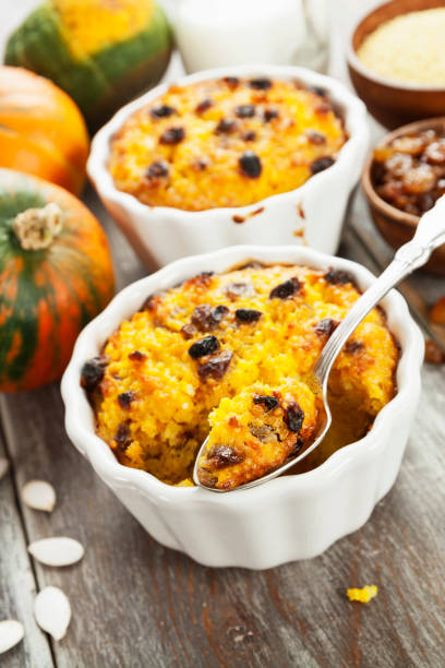 istock Pumpkin casserole with millet 658304326