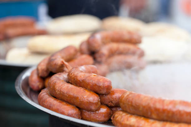 istock Home made smoked sausage 658307502