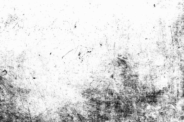 黒グランジ テクスチャ背景。苦痛の壁に抽象的なグランジ テクスチャ - 埃 イラスト ストックフォトと画像