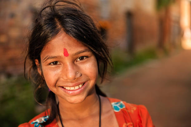 istock Happy Nepalese young girl 658325084