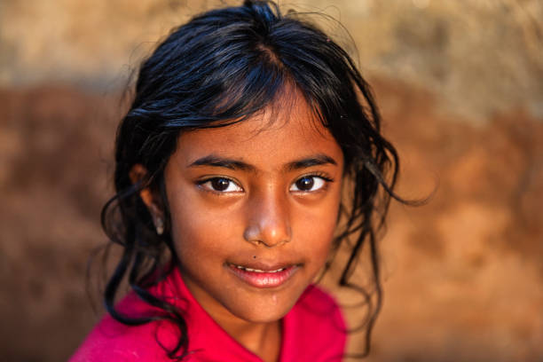 istock Happy Nepalese young girl 658326406