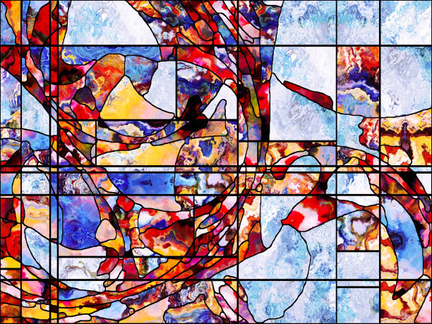 istock Lights of Leaded Glass 658332206