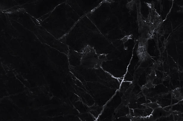 istock Black marble patterned texture background, Detailed genuine marble from nature. 658332906