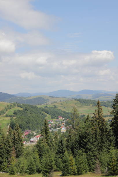 istock From top of mountains to the valley. 658336174