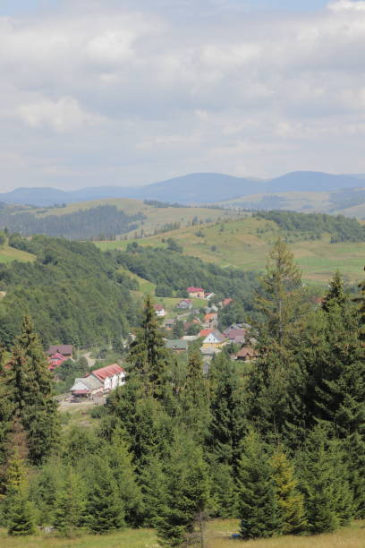 istock From top of mountains to the valley. 658336232