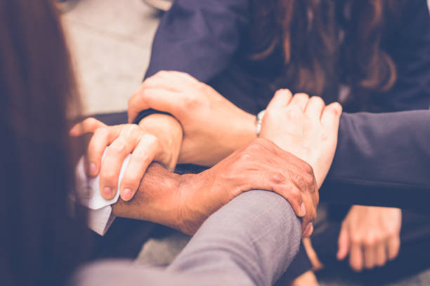 istock hands were a collaboration concept of teamwork 658340152