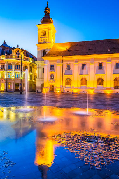 istock Sibiu, Transylvania, Romania - Large Square 658343296