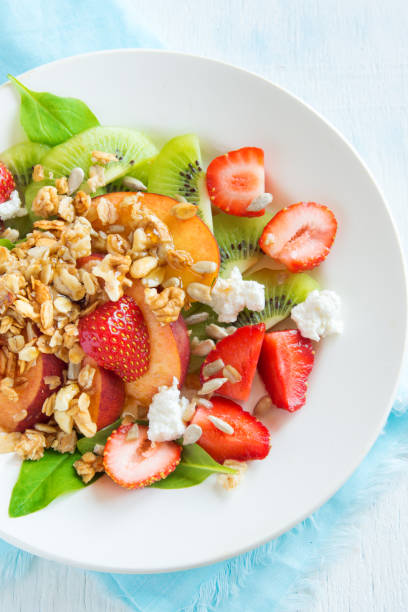 istock fruit salad with homemade granola 658350724