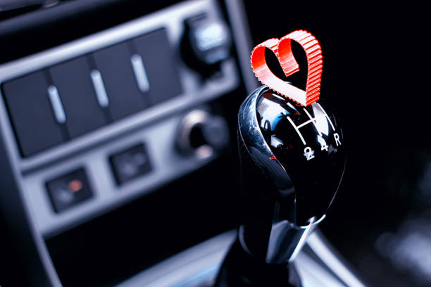 istock heart shape on manual gearbox in car 658359954