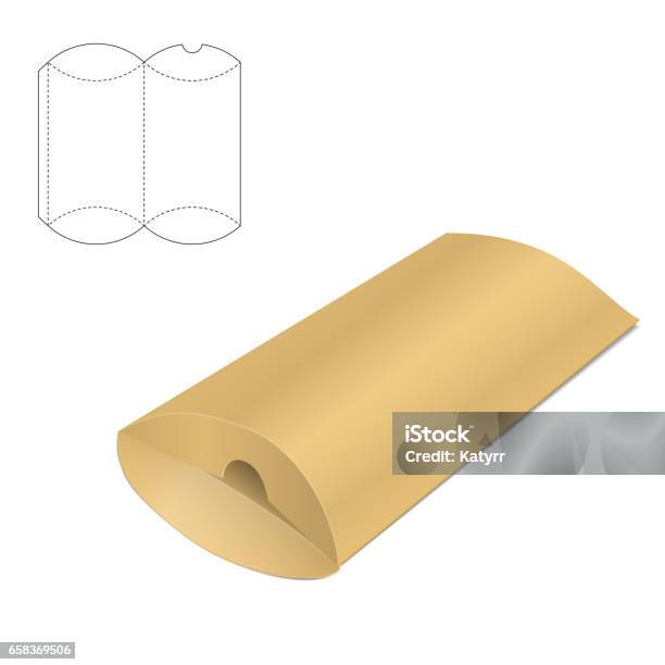 Box Template Vector Stock Illustration - Download Image Now - Box - Container, Pillow, Packaging