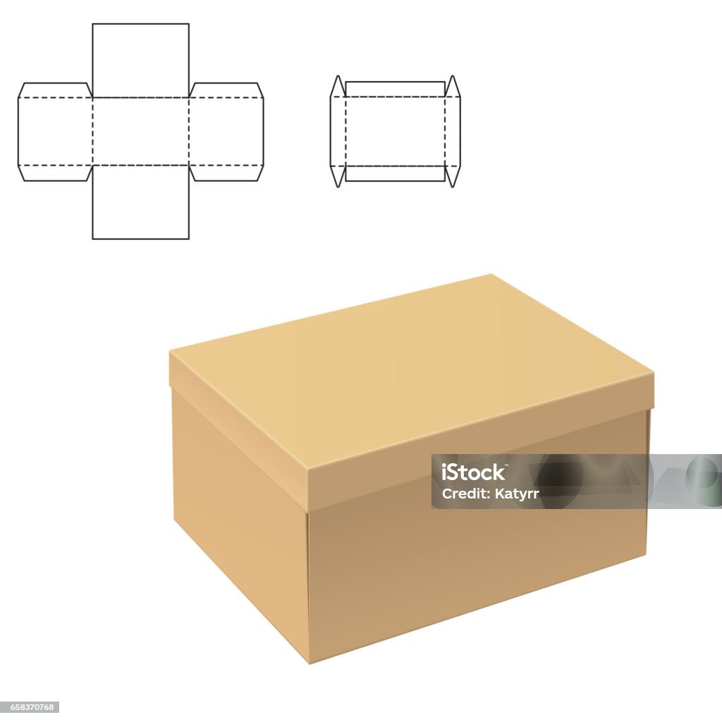 Box Template Vector Stock Illustration - Download Image Now ...