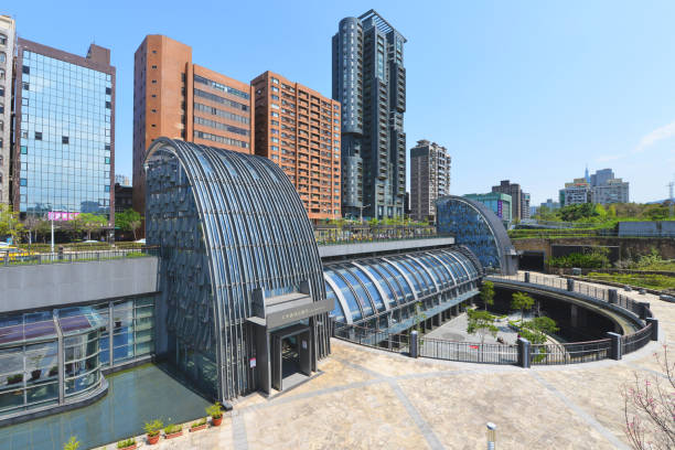 istock view of daan park station in TAIWAN 658379040