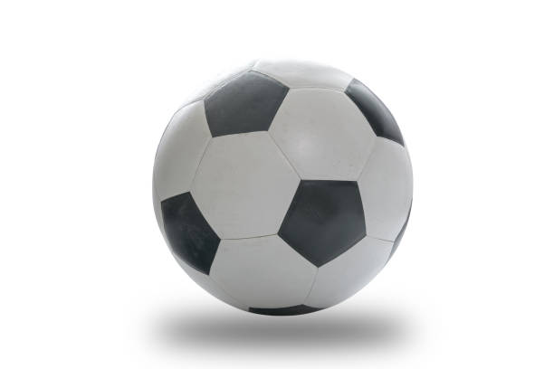 istock Soccer ball isolated on white background. This has clipping path. 658382192