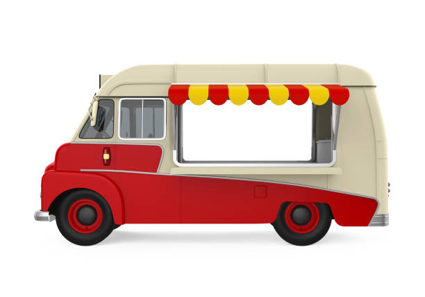 istock Food Truck Isolated 658382510