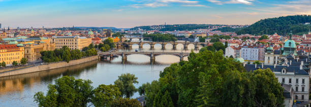 istock Prague panorama city skyline 658388732