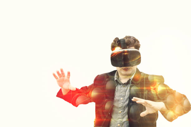 istock Future of combat modern army with VR glasses 658396410