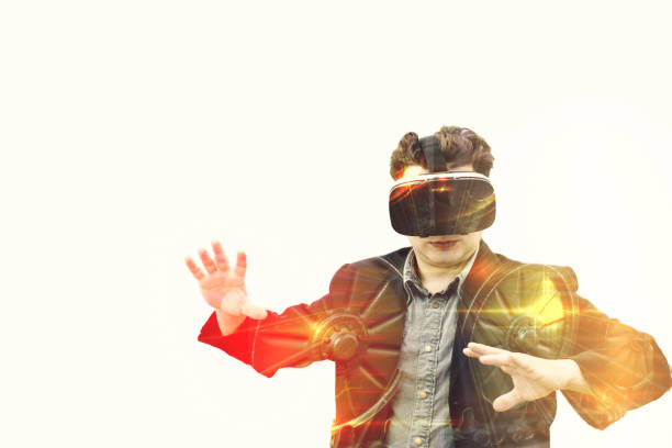 istock Future of combat modern army with VR glasses 658396412
