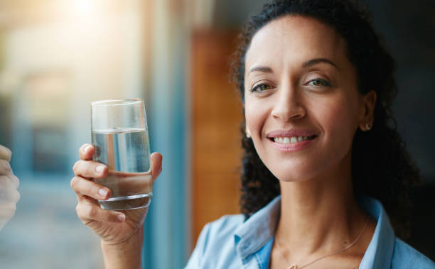 istock Working on my daily water goal 658408450