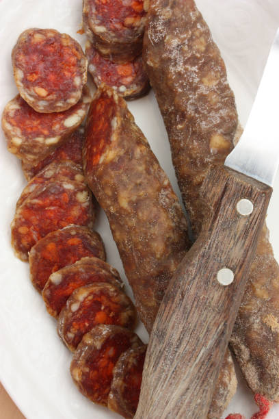 istock Chorizo - Pork sausage with chilli - Cold cuts 658412810