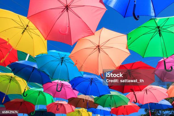 カラフルな傘 - 傘のストックフォトや画像を多数ご用意 - 傘, カラフル, 明るい色