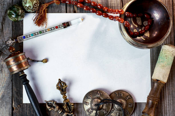 istock Tibetan musical instruments for meditation 658421722