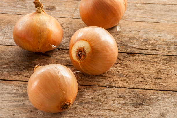 istock onion on the wood desk 658448722