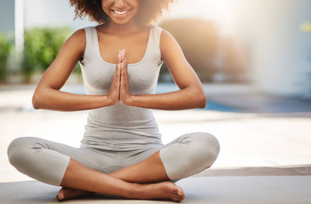 istock Meditation is the key to happiness 658448860