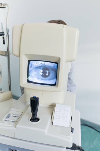 istock Boy at the eye doctor 658448908