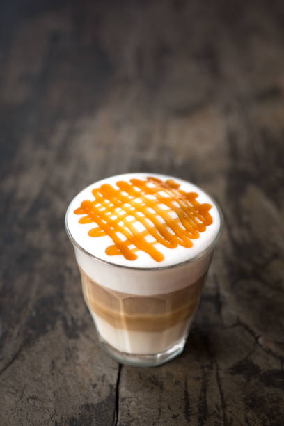 istock hot caramel macchiato coffee 658459144