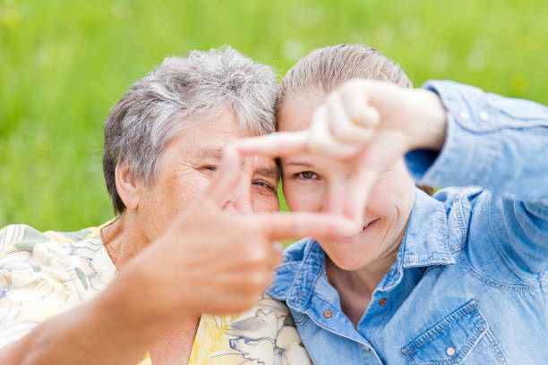 istock Elderly woman and her daughter 658462388