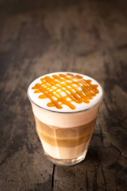 istock hot caramel macchiato coffee 658462544