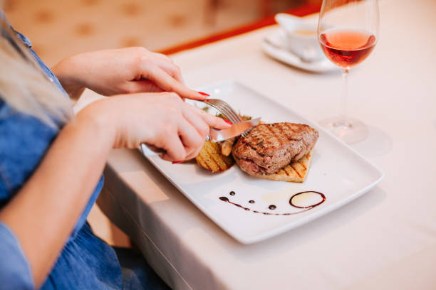 istock A Blond Girl In The Restaurant 658462592