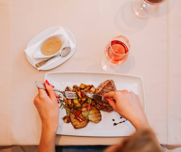 istock A Blond Girl In The Restaurant 658462598