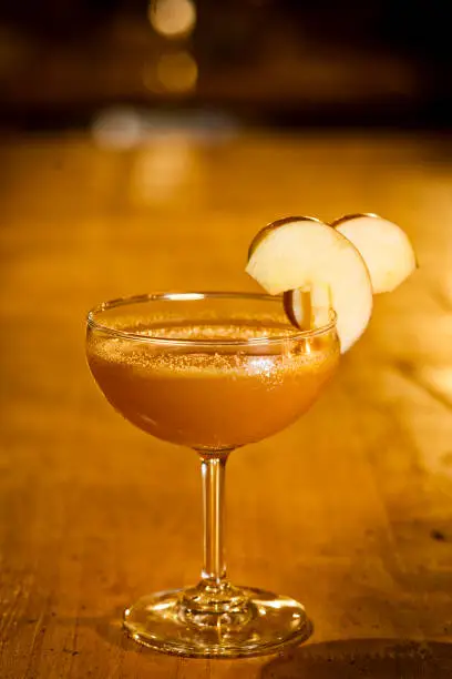 Photo of apple margarita cocktail drink