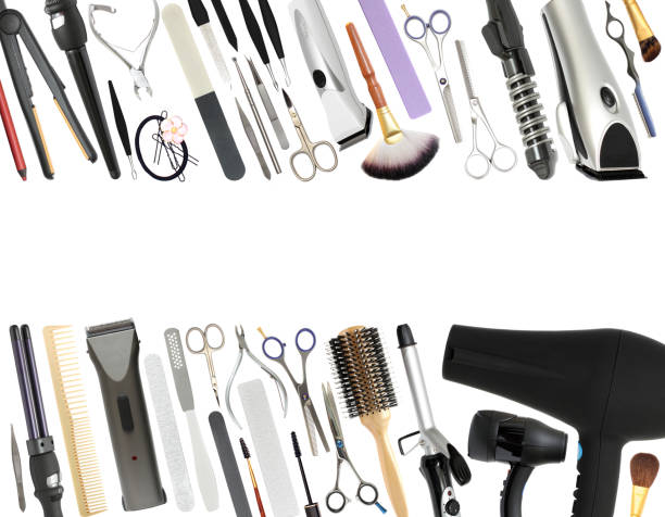 Professional Beauty Salon And Barber Shop Equipment Isolated On White Background Stock Photo - Download Image Now - iStock Professional Beauty Salon And Barber Shop Equipment Isolated On White Background Stock Photo - Download Image Now - iStock