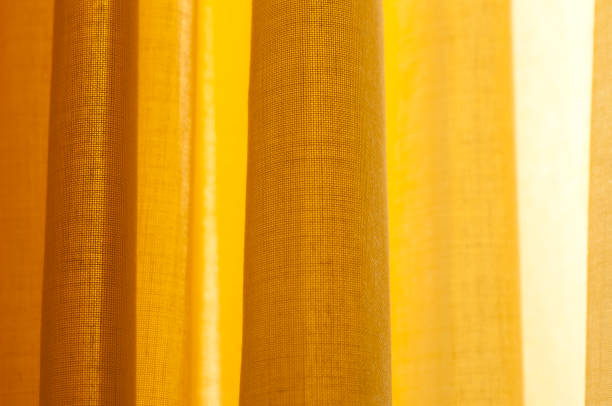 istock textile curtain in folds, macro image 658477088