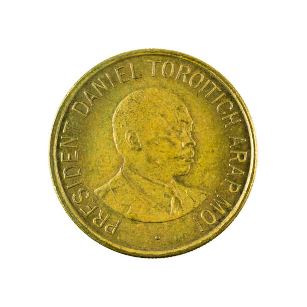 istock 1 kenyan shilling coin (1987) reverse isolated on white background 658483864