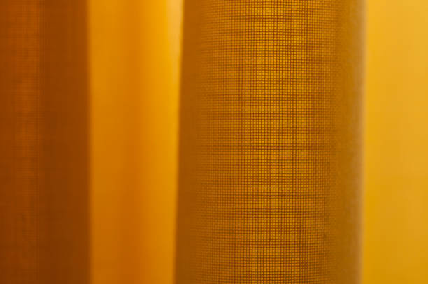 istock textile curtain in folds, macro image 658487660