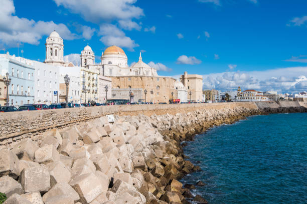 istock monuments,landmarks and architecture on streets of Cadiz,Spain 658490312