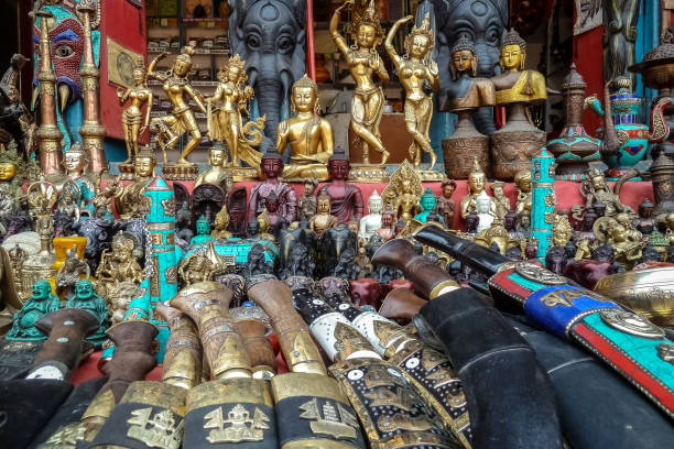 istock Souvenirs offered on a market, Bhaktapur 658490346