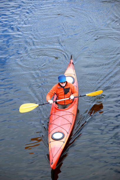 istock Traveling by kayak on the river on a sunny day. 658493930