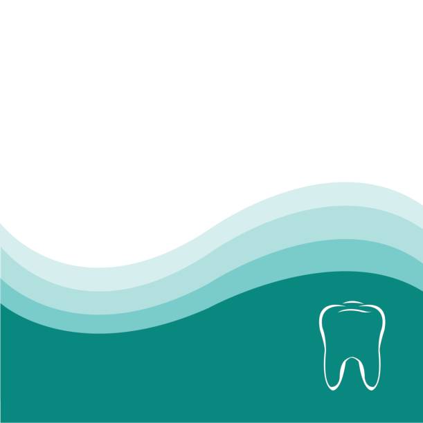 Dental Green Background Dental Green Background, Vector Illustration dentist backgrounds stock illustrations