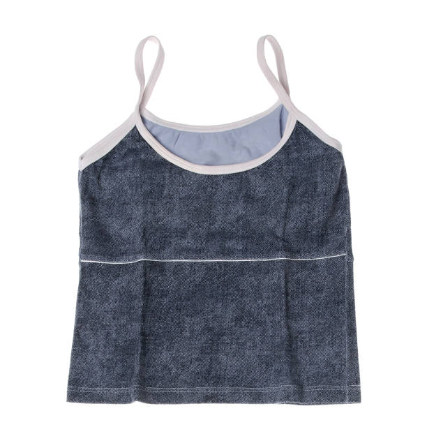 istock Blue vest on white background 658501296