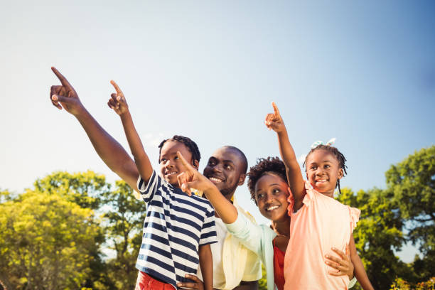 istock Happy family posing together 658501970