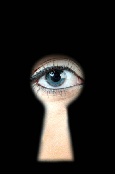 istock Woman Eye and Keyhole 658502658